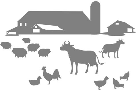 Farm Silhouette | Free vector silhouettes