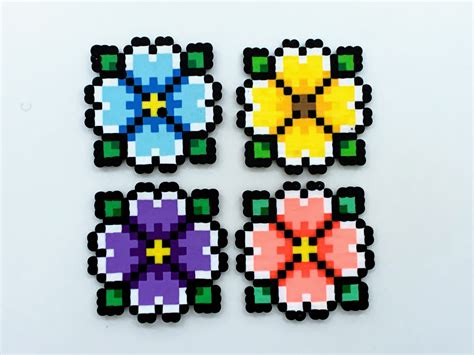 Rose Flower Perler Bead Patterns | tunersread.com