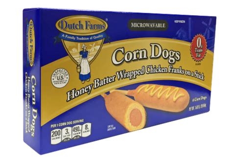 Dutch Farms Honey Batter Wrapped Chicken Franks on a Stick 16 Count, 16 ...