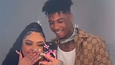 Rapper Blueface engaged - and it's not to Chrisean - as he celebrates with thong-clad dancers ...