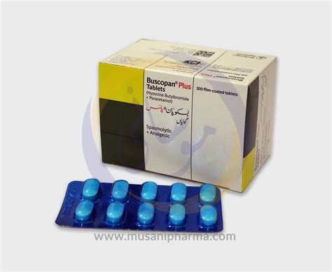 Buscopan Plus Tablet (Hyoscine Butylbromide) – Merck – Musani Pharma ...