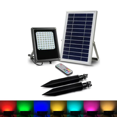 15W Solar RGB Flood Light | China Solar Led Flood Light manufacturer