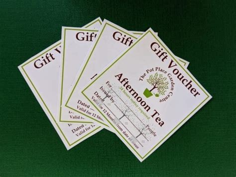 Afternoon Tea Gift Voucher - The Pot Place Garden Centre