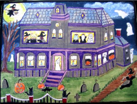 The Holidaze: Haunted House Painting