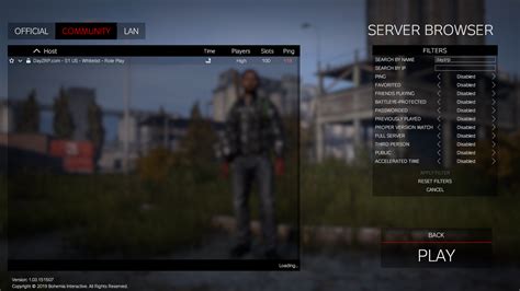 DayZ servers not populating in server lists. - Questions - DayZRP