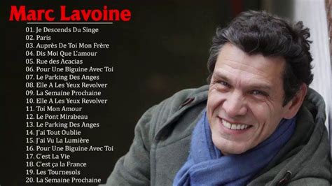 Marc Lavoine 2018 - Best Of Marc Lavoine Full Album | Marc lavoine, Album, Musique