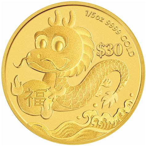 China Coins: CHINESE ASTROLOGICAL SERIES 2012 YEAR OF THE DRAGON GOLD COIN 'PROSPERITY' Perth ...