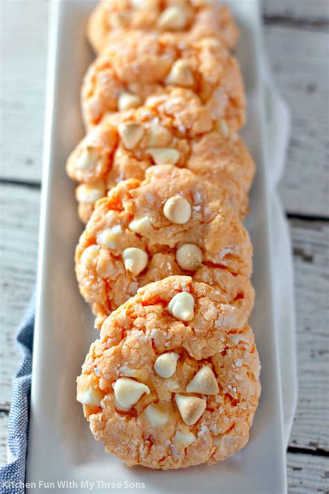 Creamsicle Orange Cookies - Kitchen Fun With My 3 Sons