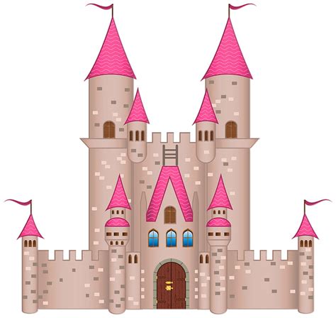 Pink Castle PNG Clipart High Quality And Transparent PNG Clipart HD ...