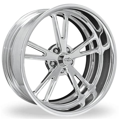 22" Intro Wheels Retro XLR Polished Welded Billet Rims #INT036-7