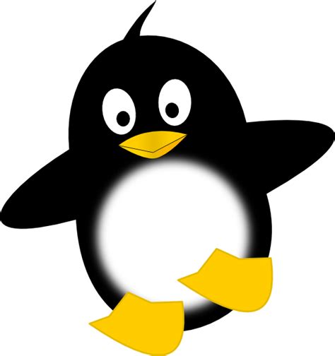 Penguin Jumping Clip Art at Clker.com - vector clip art online, royalty free & public domain