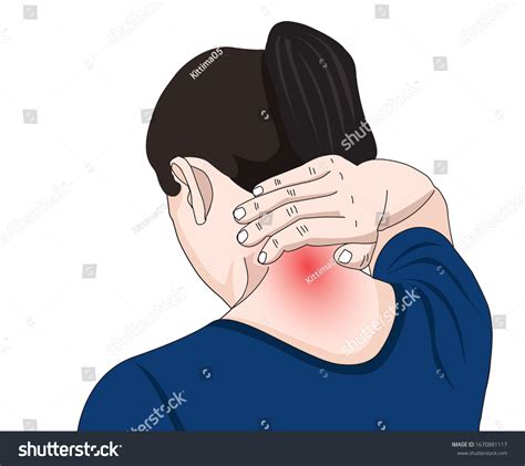 Neck Pain Clipart