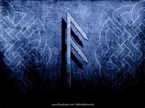 Norse Rune Wallpaper Ansuz the odin rune by KisselSteph9004 on DeviantArt