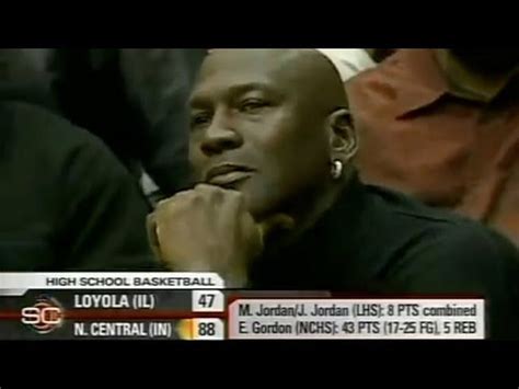 When Michael Jordan crushed his oldest son's basketball dream in a 2005 interview: "Hey kid ...