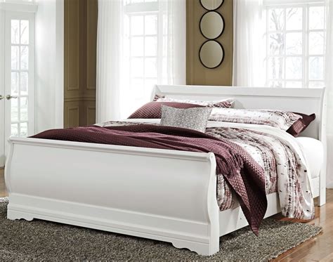 Signature Design by Ashley Anarasia White Queen Sleigh Bed - Anarasia Collection: 8 Reviews ...