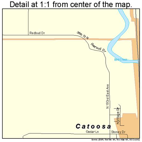 Catoosa Oklahoma Street Map 4012900