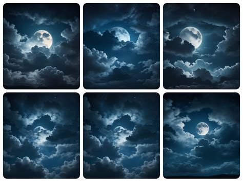 Cloudy Night Background Graphic by S.ASagor · Creative Fabrica