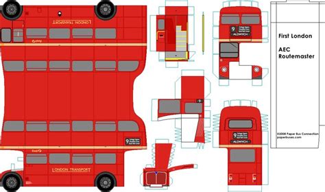 paper london bus | Paper models, London bus, Olympic crafts