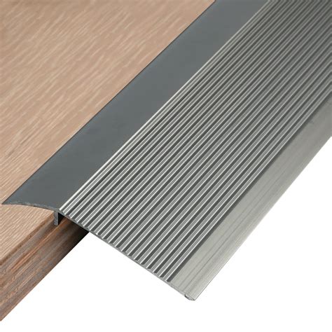 Hrokz 4 inch Floor Transition Strip Threshold Ramp Aluminum, 36 ...