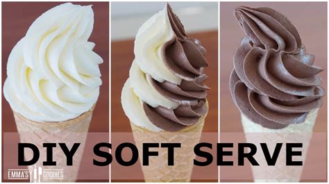 Homemade Soft Serve Ice Cream Recipe! ( Pipeable - NO Machine - NO ...