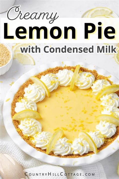 Condensed Milk Lemon Pie