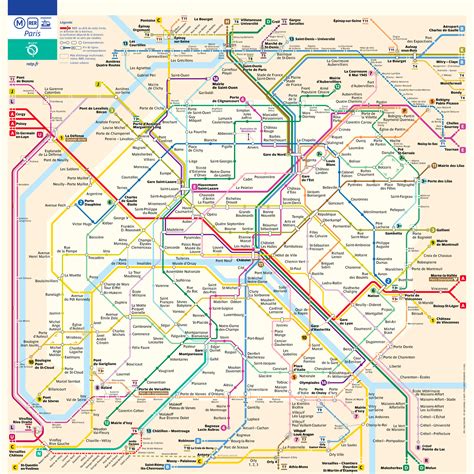 Cartes et Plans de Paris : Metro, Bus, Arrondissements, etc