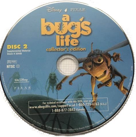 Disney•Pixar A Bug's Life: Collector's Edition (included game) cover or packaging material ...