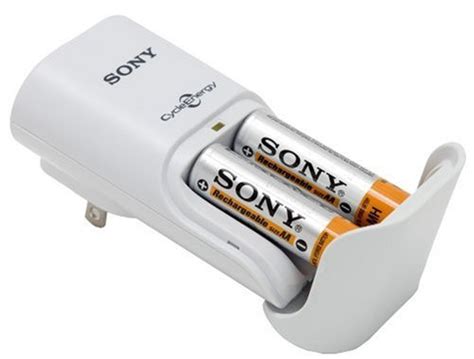 Buy Sony BCG-34HTD2K Compact Battery Charger with 2 AA Cycle Energy Ni ...