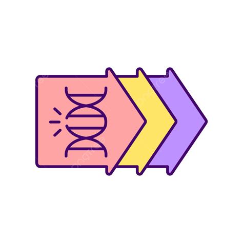Genetic Evolution Rgb Color Icon Clip Art Examination Disorder Vector, Clip Art, Examination ...