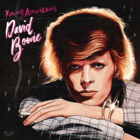 David Bowie Young Americans Album Cover - bmp-name