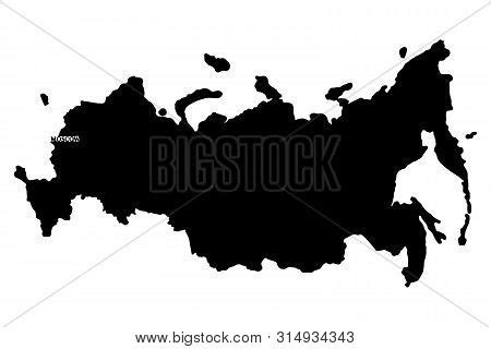 Russia Map. Russian Vector & Photo (Free Trial) | Bigstock