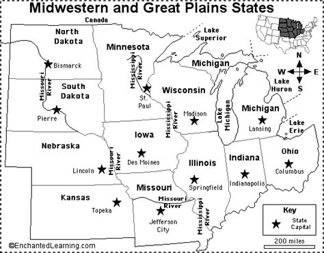 Travel to each Mid West State, 6 down and 6 to go | States and capitals, 4th grade social ...