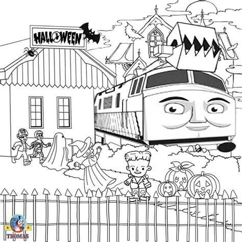 Diesel Train Coloring Pages To Print Coloring Pages