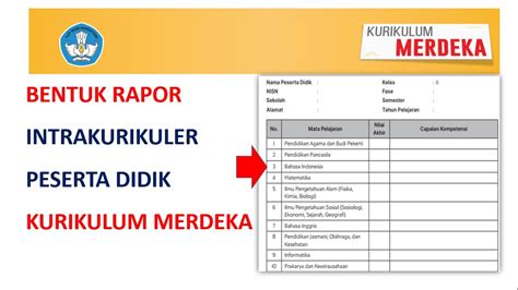 Sistem Rapor di Kurikulum Merdeka untuk Setiap Satuan Pendidikan?