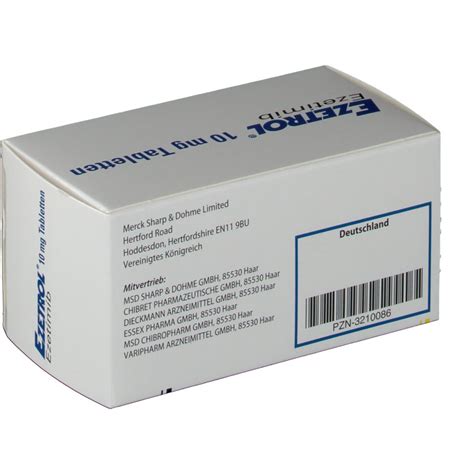 Ezetrol 10 mg Tabletten - shop-apotheke.com