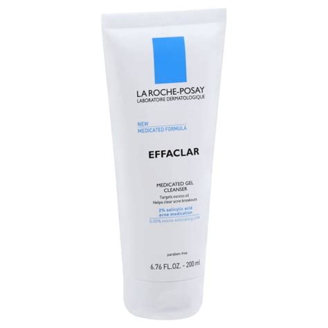 La Roche-Posay - Effaclar Medicated Gel Cleanser 6.76oz - Walmart.com - Walmart.com