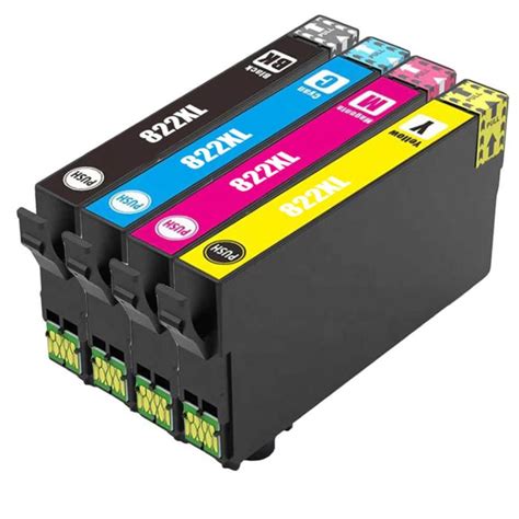 Epson 822XL Ink Cartridges Combo Pack of 4 @ $79.80