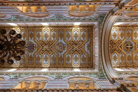 Altamura Cathedral Ceiling in Italy Editorial Photography - Image of ...