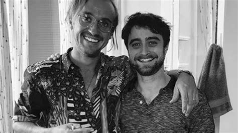 Harry Potter foes Daniel Radcliffe and Tom Felton are reunited in New York - Mirror Online