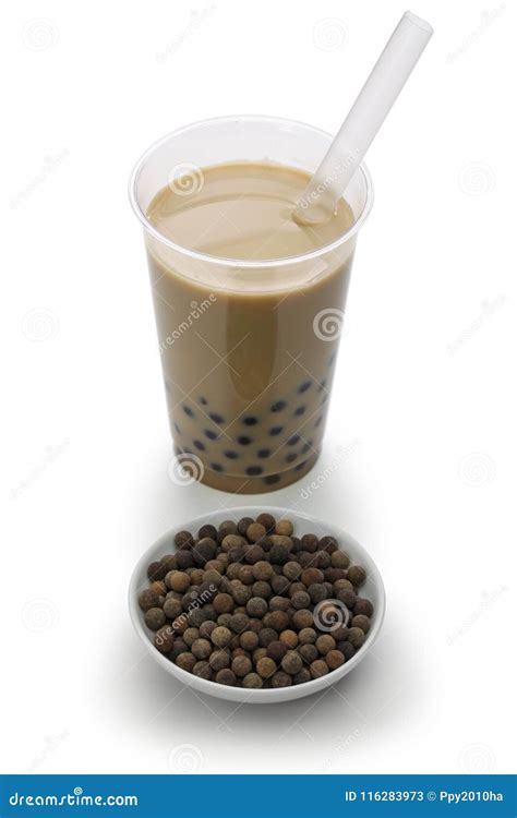 Taiwanese bubble tea stock image. Image of close, isolated - 116283973