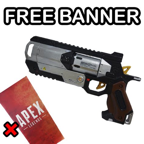 Wingman from Apex Legends with moving ammo and bullets + FREE BANNER, costumes from Destiny ...