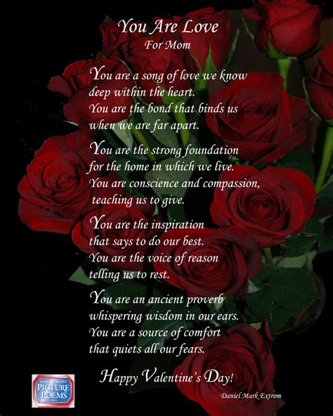 Another Valentine’s Day Poem for the Moms in Your Life : Daniel Mark ...