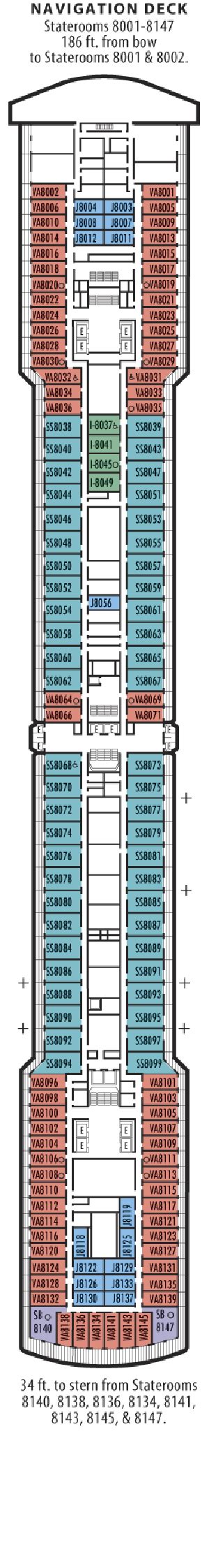 ms Westerdam Deck Plans | Deck 0 | Iglucruise.com