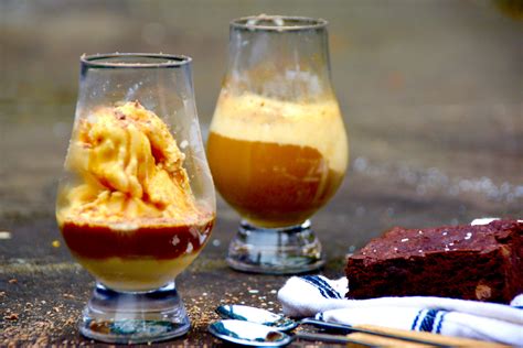 Best Affogato Recipe with Salted Brownie Garnish - Baked, Brewed, Beautiful