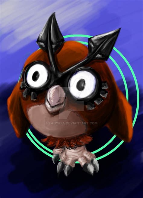 Hoothoot by LadyIlia on DeviantArt