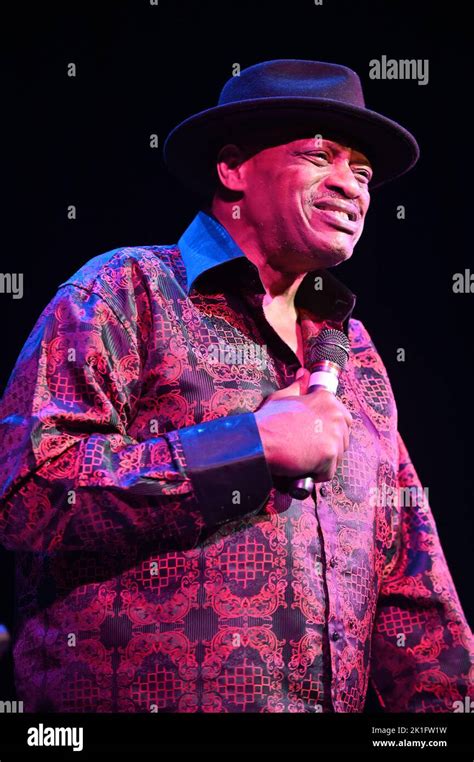 Alexander O'Neal performs live stage during The Giants Of Soul Tour at Sheffield City Hall ...