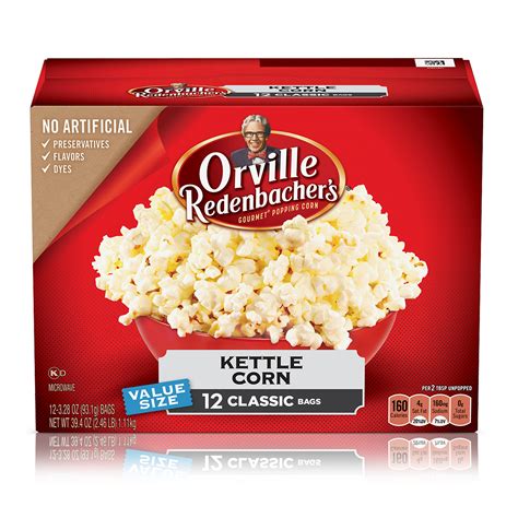 Gourmet Microwave Popcorn Kettle Corn Nutrition Facts | Besto Blog