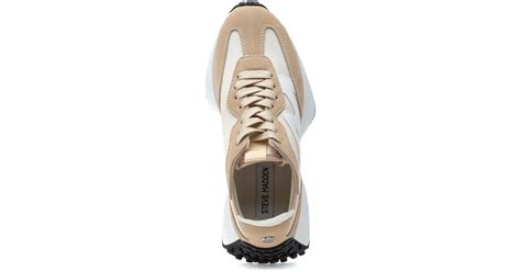 Steve Madden Campo Sneaker Beige in White | Lyst