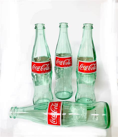 Coca-Cola Green Glass Bottles Empty and Clean | Etsy