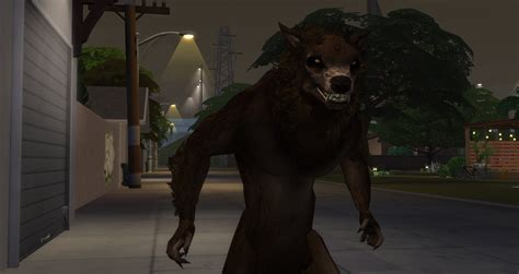 New Werewolves mod by SpinningPlumbobs : Sims4